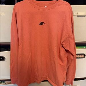 Nike Premium Essential Long Sleeve T-Shirt - Orange